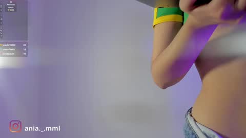 Snapshot of ania_mml chatting on 01/22/25, 11:21 Ania online show from 01/22/25, 11:21