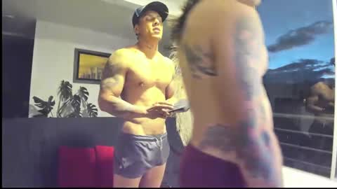 Snapshot of aquiles_lucianguys chatting on 01/19/25, 11:32 MARCELOandLUCIAN online show from 01/19/25, 11:32