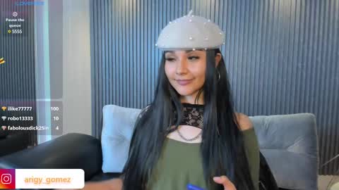 Snapshot of arigy_gomez chatting on 03/12/25, 09:56 Arigy Everyday From 1430 to 2130 Col Time online show from 03/12/25, 09:56