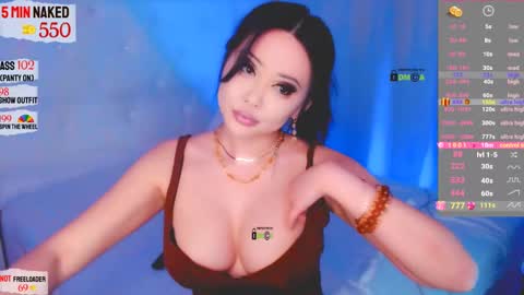 Snapshot of asian_gf chatting on 02/21/25, 09:24 usually start stream about 10 pm PST 1 am EST online show from 02/21/25, 09:24