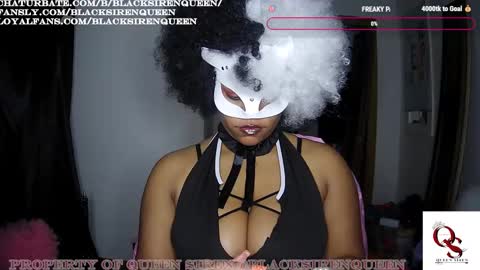Snapshot of blacksirenqueen chatting on 10/09/25, 10:02 Queen Siren online show from 10/09/25, 10:02