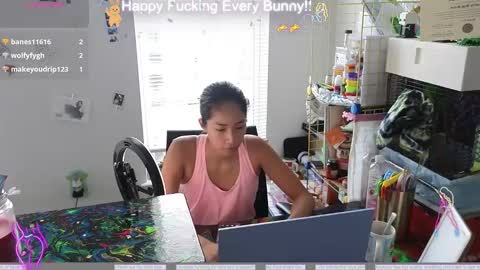 Snapshot of bunnycheekz chatting on 12/05/24, 05:28 Tokki bunny online show from 12/05/24, 05:28