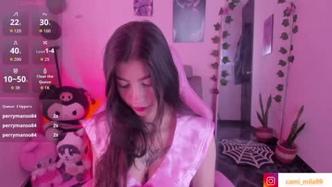 Snapshot of cami_mila99 chatting on 10/21/25, 08:53 CAMI online show from 10/21/25, 08:53