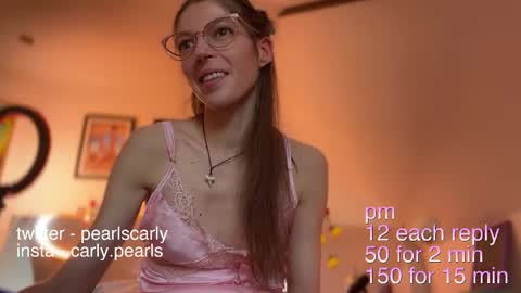 Snapshot of carlypearls chatting on 01/11/25, 12:07 Carly Pearls online show from 01/11/25, 12:07