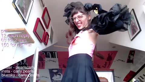 Snapshot of carlypearls chatting on 01/24/25, 11:26 Carly Pearls online show from 01/24/25, 11:26