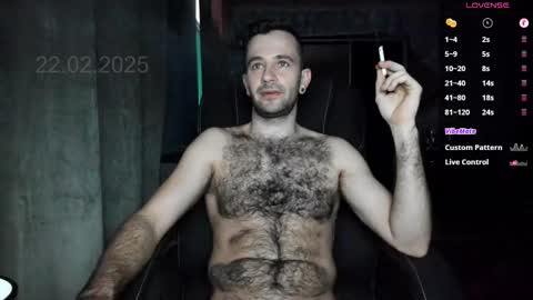 Snapshot of crissstud chatting on 02/22/25, 05:23 Criss online show from 02/22/25, 05:23