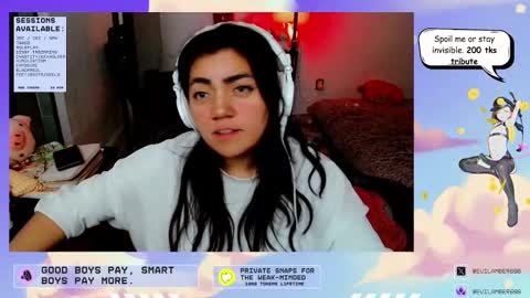 Snapshot of cuteambervi chatting on 10/07/25, 09:01 Princess Amber online show from 10/07/25, 09:01