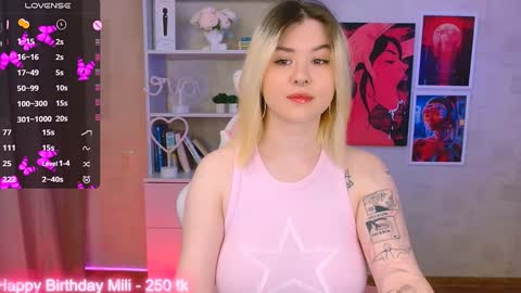 Snapshot of cutie_mili chatting on 01/24/25, 06:57 mili online show from 01/24/25, 06:57