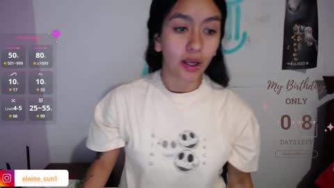Snapshot of elaine_sun chatting on 01/19/25, 03:18 Elaine eli online show from 01/19/25, 03:18