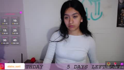Snapshot of elaine_sun chatting on 01/21/25, 05:16 Elaine eli online show from 01/21/25, 05:16