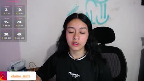 Snapshot of elaine_sun chatting on 09/10/25, 10:10 Elaine eli online show from 09/10/25, 10:10
