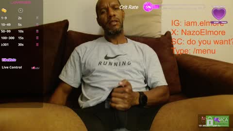 Snapshot of elmorenazogt chatting on 01/10/25, 04:12 My name is Elmore. Please say hello I like to chat with you. If you have requests or dirty talk please use tip online show from 01/10/25, 04:12