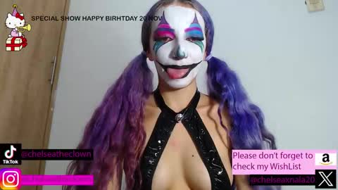 Snapshot of eloise_brown_ chatting on 11/12/25, 06:25 Chelsea Please help me to reach 100 thumbs up online show from 11/12/25, 06:25