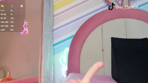 Snapshot of evie_clark_ chatting on 02/26/25, 12:27 My name is Evie nice to meet you really get to know me better private is open online show from 02/26/25, 12:27