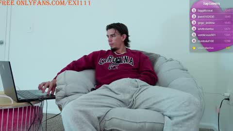 Snapshot of exi111 chatting on 01/14/25, 07:53 Exi111 online show from 01/14/25, 07:53