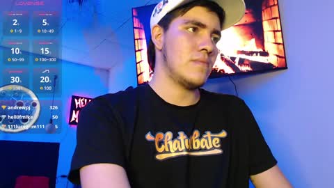 Snapshot of hellmike_ chatting on 01/01/25, 02:41 Call me Mike-----INSTAGRAM hellofmike INDEPENDENT MODEL online show from 01/01/25, 02:41