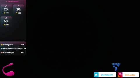 Snapshot of imlodge chatting on 01/15/25, 05:19 Camilo Lodge online show from 01/15/25, 05:19
