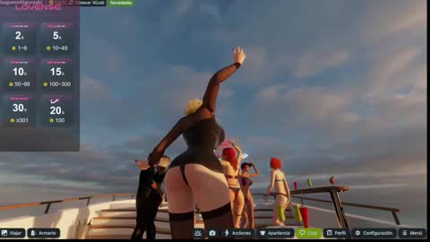 Snapshot of kagome__higurashi chatting on 11/15/25, 06:59 Emily online show from 11/15/25, 06:59