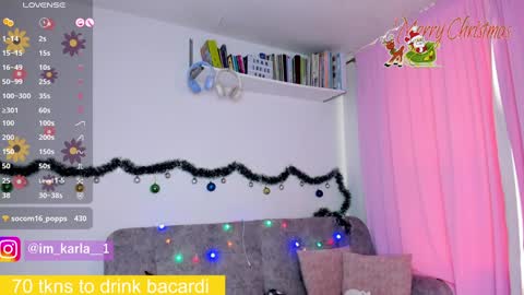 Snapshot of karla__1 chatting on 12/25/24, 09:22 Ill be on at sunday see u Lynn Could u help me to reach 100 Thmbs upp plssss Independent girl 3 online show from 12/25/24, 09:22