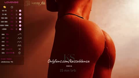 Snapshot of kassablanca_ chatting on 02/21/25, 11:54 Kassy online show from 02/21/25, 11:54