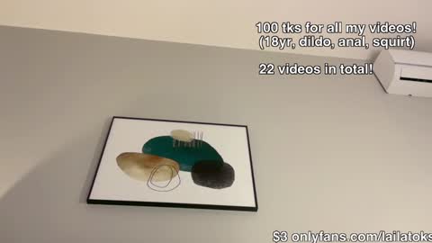 Snapshot of lailatoks chatting on 12/21/24, 03:36 lailatoks - TIP 100 tks get all my videos 22 VIDEOS SQUIRT PUSSY DILDO online show from 12/21/24, 03:36
