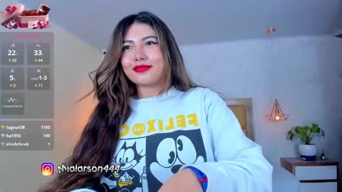 Snapshot of larsonmia chatting on 02/18/25, 03:10 MIA online show from 02/18/25, 03:10