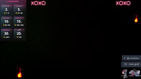 Luna online show from 11/17/25, 10:43