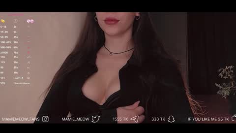 Snapshot of mamiemeow chatting on 02/13/25, 07:13 Your Miss Alice online show from 02/13/25, 07:13