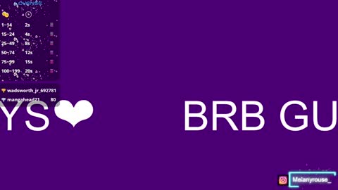 melanyrouse1 online show from 01/23/25, 03:58