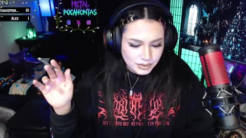 Snapshot of metalpocahotass chatting on 12/28/24, 06:17 MetalPocahotass online show from 12/28/24, 06:17