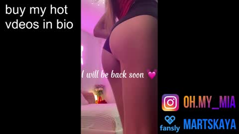 Snapshot of mia4sin chatting on 01/02/25, 08:28 Mia Martskaya online show from 01/02/25, 08:28