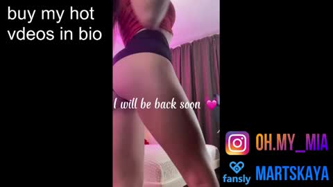 Snapshot of mia4sin chatting on 01/22/25, 10:50 Mia Martskaya online show from 01/22/25, 10:50