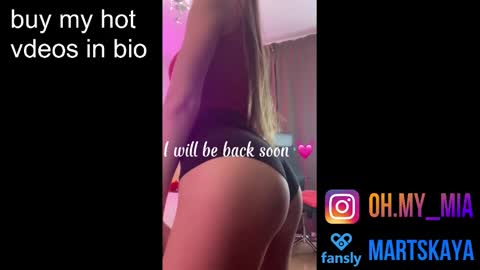 Snapshot of mia4sin chatting on 01/25/25, 07:49 Mia Martskaya online show from 01/25/25, 07:49