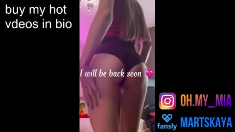 Snapshot of mia4sin chatting on 02/21/25, 07:56 Mia Martskaya online show from 02/21/25, 07:56