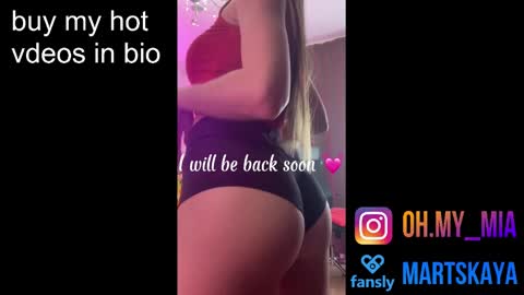 Snapshot of mia4sin chatting on 02/23/25, 08:39 Mia Martskaya online show from 02/23/25, 08:39