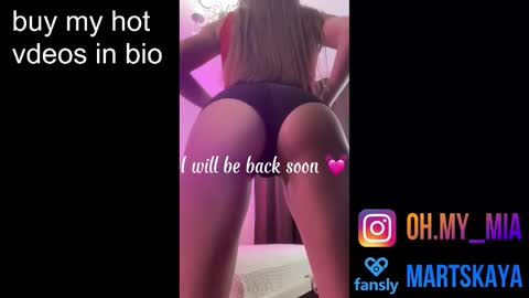 Snapshot of mia4sin chatting on 09/18/25, 11:45 Mia Martskaya online show from 09/18/25, 11:45