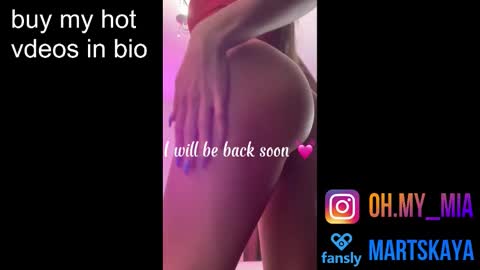 Snapshot of mia4sin chatting on 09/26/25, 11:03 Mia Martskaya online show from 09/26/25, 11:03