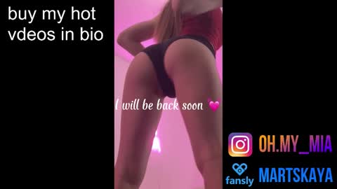 Snapshot of mia4sin chatting on 10/13/25, 10:04 Mia Martskaya online show from 10/13/25, 10:04