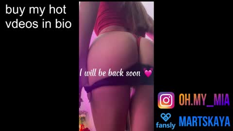 Snapshot of mia4sin chatting on 10/23/25, 10:36 Mia Martskaya online show from 10/23/25, 10:36