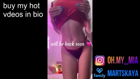 Snapshot of mia4sin chatting on 10/25/25, 07:49 Mia Martskaya online show from 10/25/25, 07:49