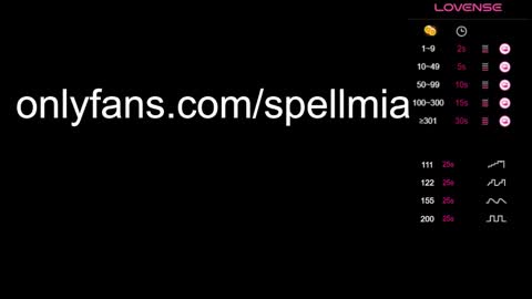 Mia  instagram miasspell online show from 01/25/25, 07:18