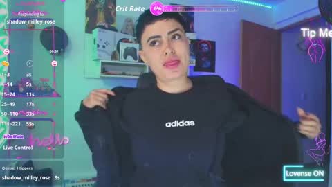 Snapshot of milley_rose chatting on 10/15/25, 11:05 Im girl my name is Johana online show from 10/15/25, 11:05