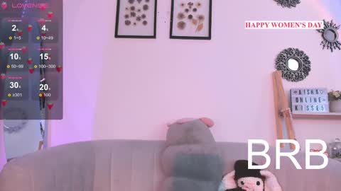 Snapshot of missaisha1 chatting on 03/10/25, 08:45 Aisha birtthday show 15 noviembre online show from 03/10/25, 08:45