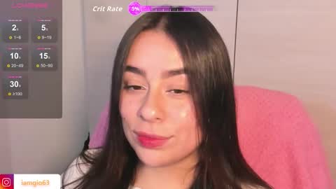 Snapshot of monica_amberr chatting on 09/22/25, 09:50 I am Gio online show from 09/22/25, 09:50