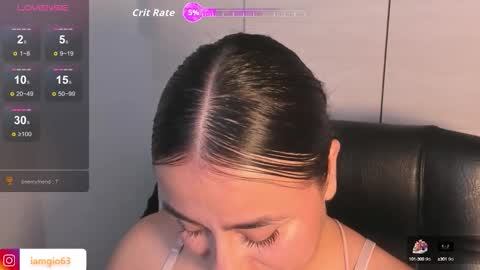 Snapshot of monica_amberr chatting on 09/25/25, 12:14 I am Gio online show from 09/25/25, 12:14