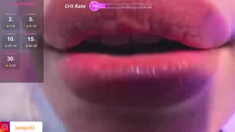 Snapshot of monica_amberr chatting on 09/25/25, 06:33 I am Gio online show from 09/25/25, 06:33