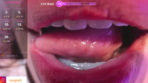 Snapshot of monica_amberr chatting on 09/27/25, 04:39 I am Gio online show from 09/27/25, 04:39