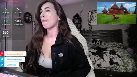 Snapshot of monstrumologist chatting on 12/13/24, 12:20 Lydia Mooney online show from 12/13/24, 12:20