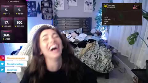 Snapshot of monstrumologist chatting on 12/19/24, 12:24 Lydia Mooney online show from 12/19/24, 12:24