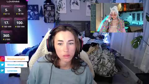 Snapshot of monstrumologist chatting on 12/19/24, 03:29 Lydia Mooney online show from 12/19/24, 03:29